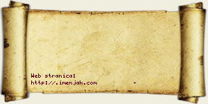 Hana Rasjanin vizit kartica